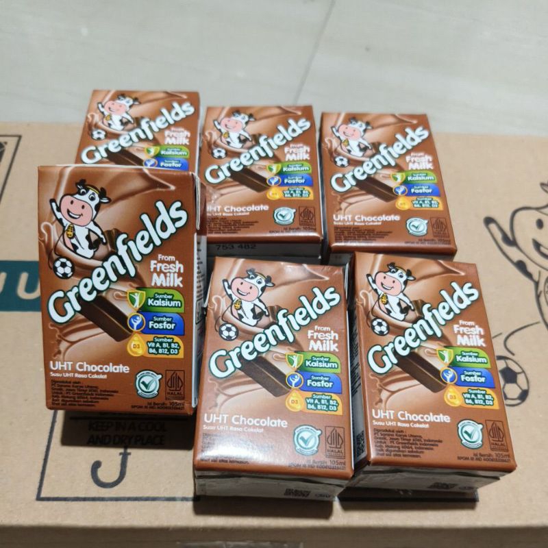 

Greenfields susu UHT rasa Coklat 105ml