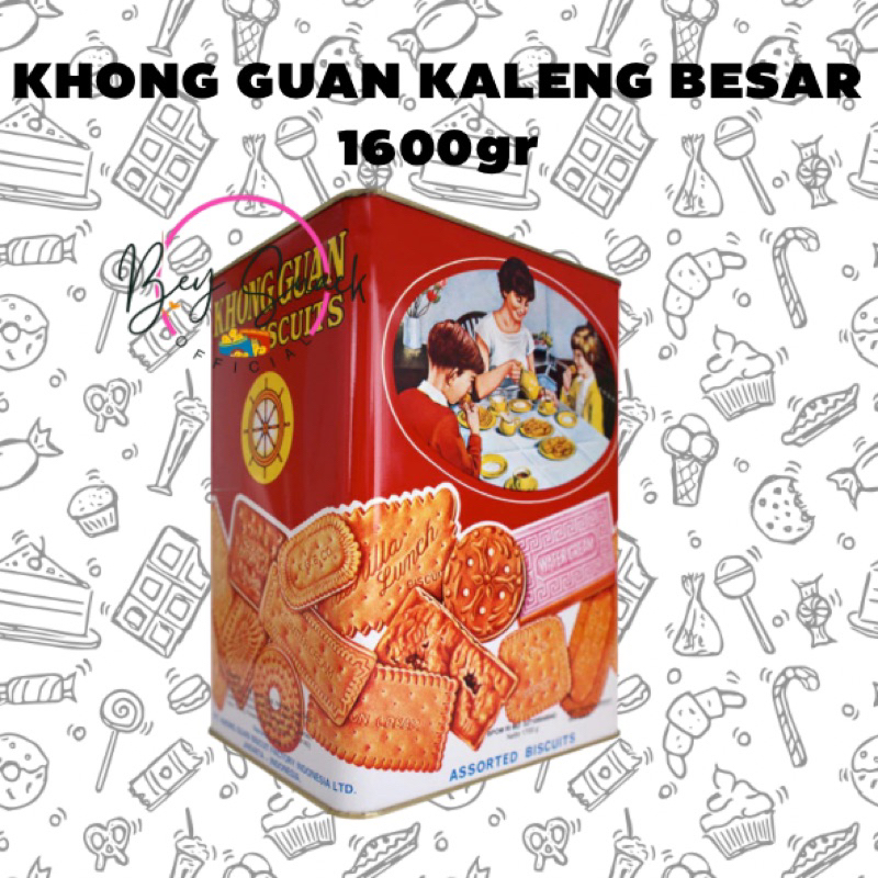 

KHONG GUAN RED BESAR / KHONG GUAN MERAH BESAR KALENG - 1600gr