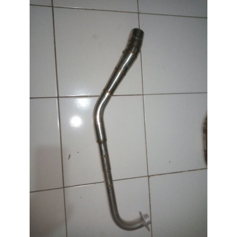 leheran knalpot racing model roadrace Supra x 125