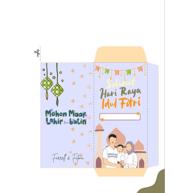 

AMPLOP LEBARAN KARAKTER LUCU | AMPLOP LEBARAN UNIK BEBAS REQ