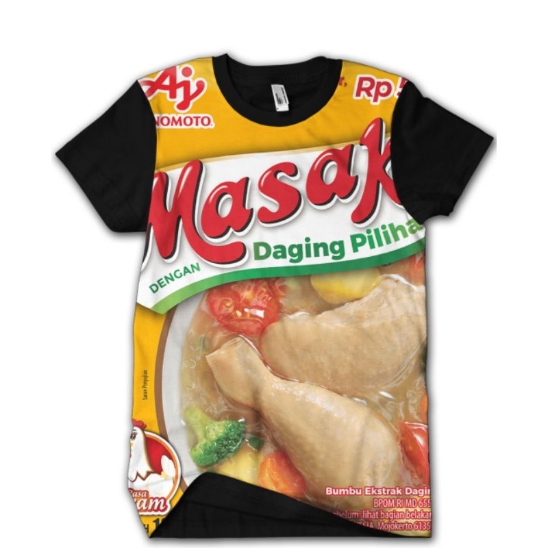 Kaos Tshirt Masako Bumbu Penyedap masakan