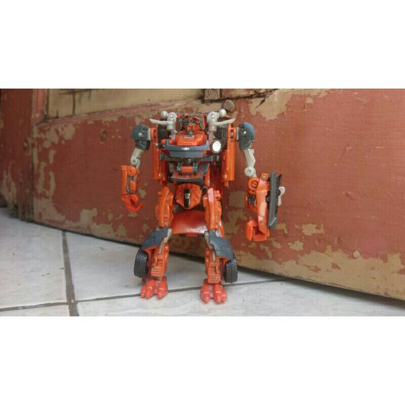 Mainan Robot Transformers Revenge Of The Fallen Deluxe Class Autobot Mudflap Ori (S3cond)