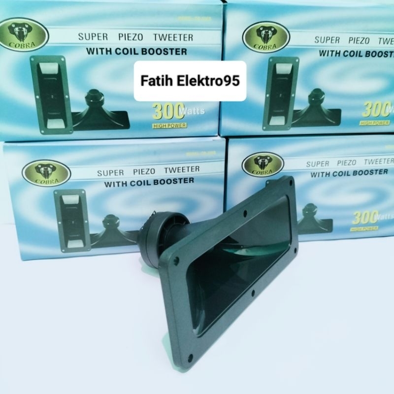 Tweeter Corong Horn Piezzo Cobra CB-306B Tuiter 300 Watt Termurah