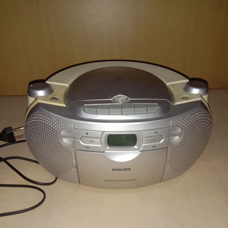 CD SOUNDMACHINE AZ1027 (CD OFF, TAPE HIDUP TAPI KURANG NORMAL, RADIO NORMAL)
