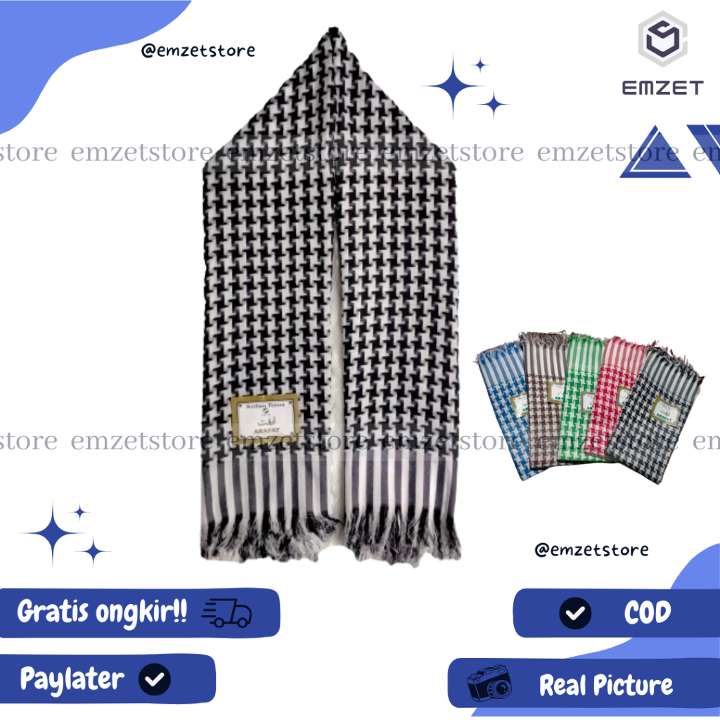 SORBAN HAJI SORBAN PALESTINA SORBAN TENUN SORBAN MOTIF JAGUNG PREMIUM