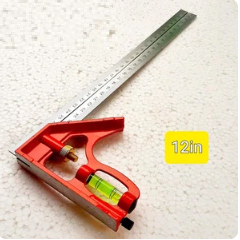 

(Penggaris WATERPASS) Siku Tukang 30 Cm Mistar Waterpas 12 Inch JunDW