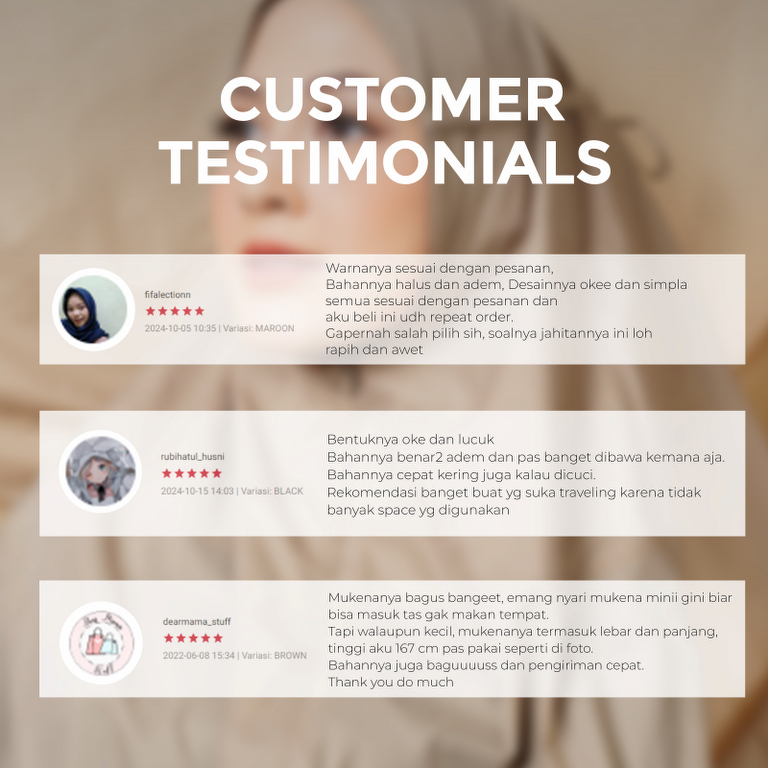 Premium Ds Modest - Mukena Traveling Mini Terkecil - Petunia (Case Canvas) Atas Bawah