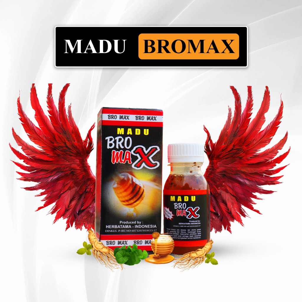 

Madu Bro max Bromax Botol Besar 80gr Asli Dengan Ginseng