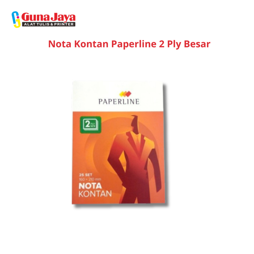

Nota Kontan Paperline 2 Ply Besar - Kertas Kwitansi 2 Lapisan