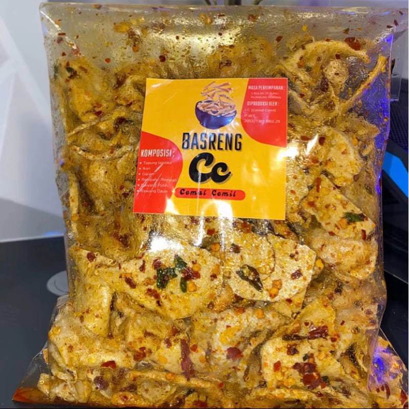 

Basreng pedas daun jeruk viral bumbu melimpah isi 200gr