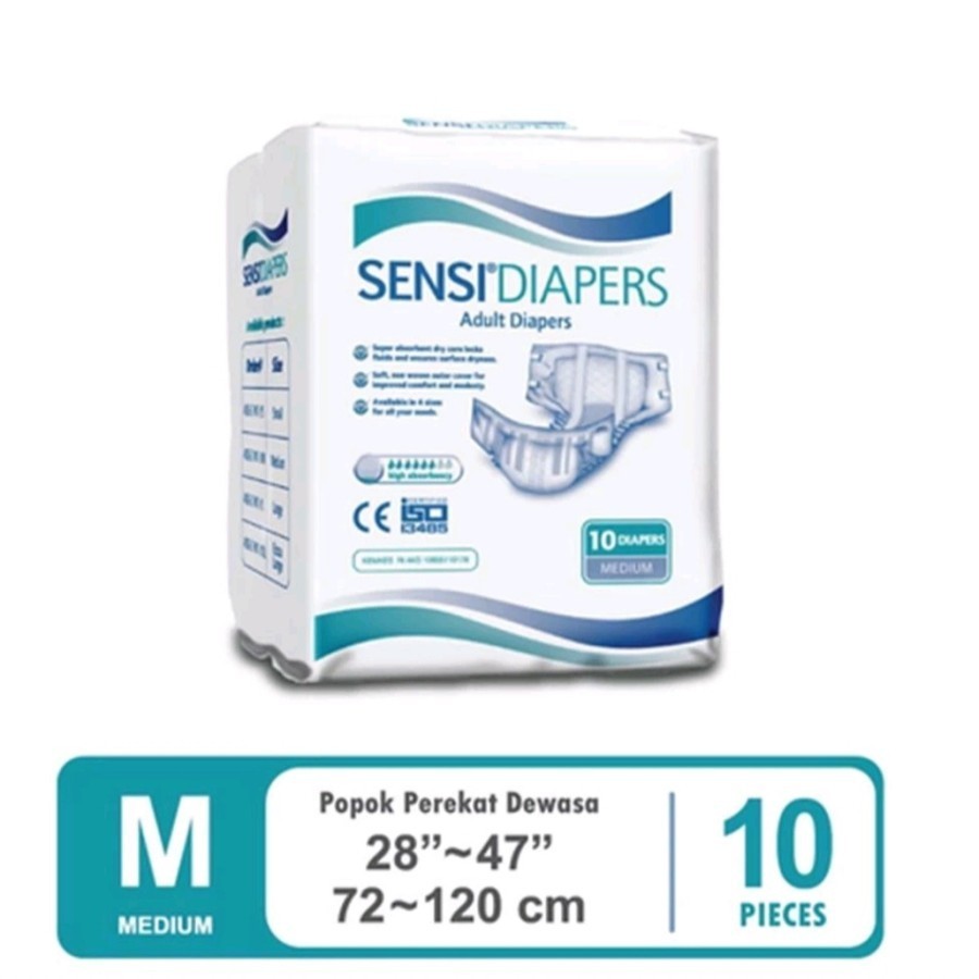 SENSI ADULT DIAPERS/POPOK PEREKAT SENSI/POPOK DEWASA PEREKAT SIZE M, L, XL / SENSI DIAPERS