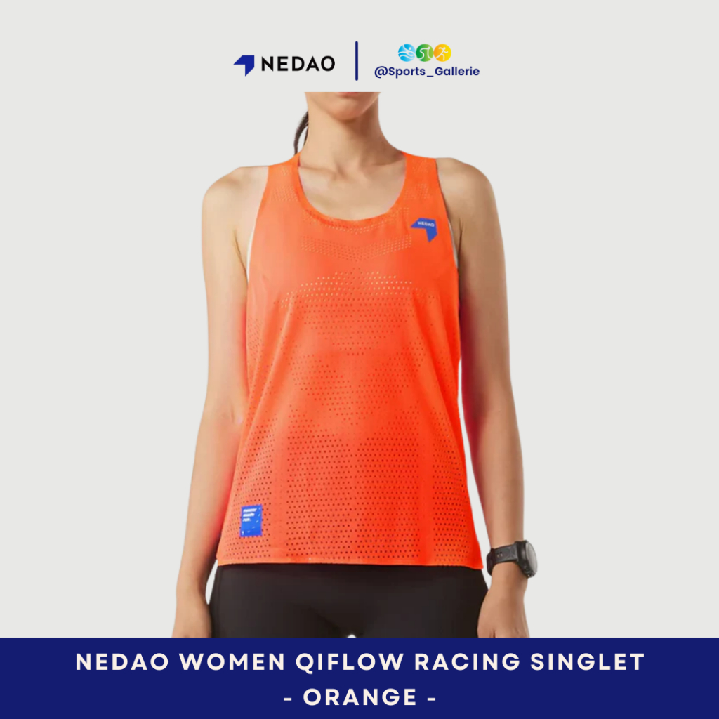 NEDAO Women QiFlow 25 Racing Singlet - Orange