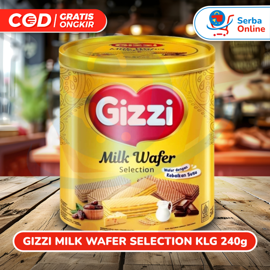 

GIZZI MILK WAFER SELECTION KLG 240g