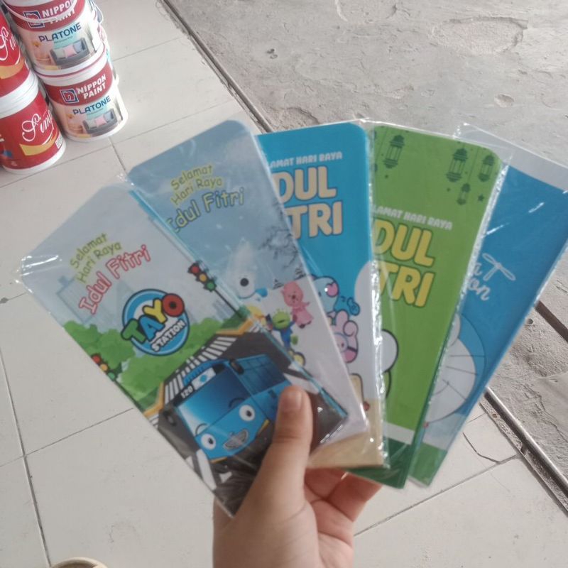 

Amplop Lebaran THR Anak JUMBO isi 10 pcs Tanpa lipat uang