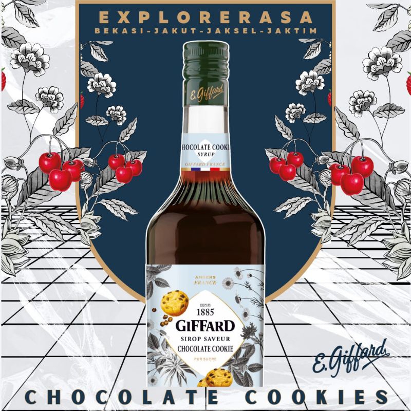 

Giffard syrup rasa Chocolate cookies 1liter