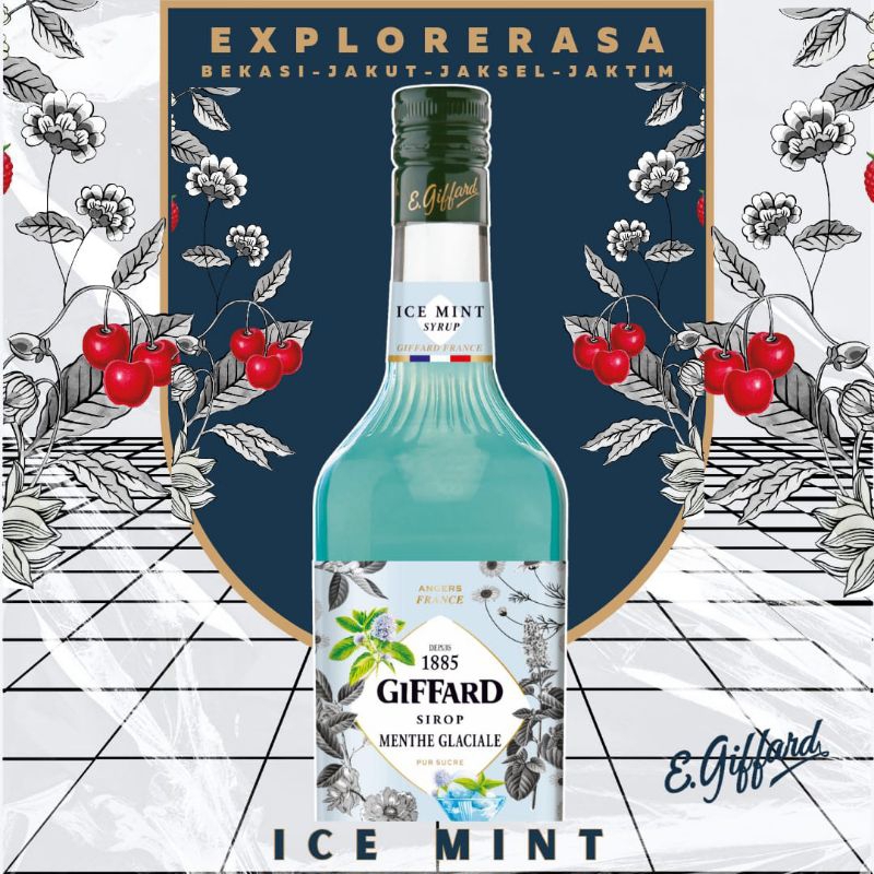 

Giffard syrup rasa Ice mint 1liter