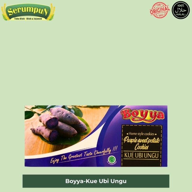 

Kue Ubi Ungu Boyya | Oleh-Oleh Khas Surabaya | Makanan Ringan | Kue Ubi Ungu 200g