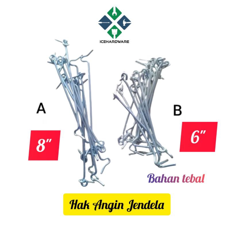 Hak Angin Cantolan Jendela / Penahanan Jendela / Hook Angin