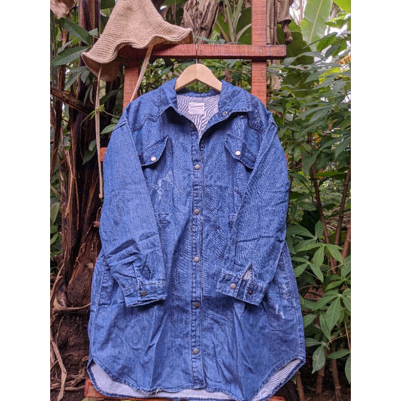 Jaket jeans Parka preloved