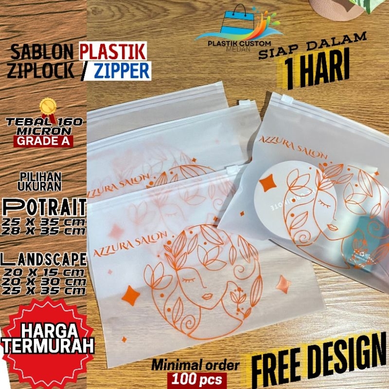 

Sablon Plastik Ziplock / Zipper Bebas Design. PLASTIK PRINTING| PLASTIK PACKING | PLASTIK CUSTOM