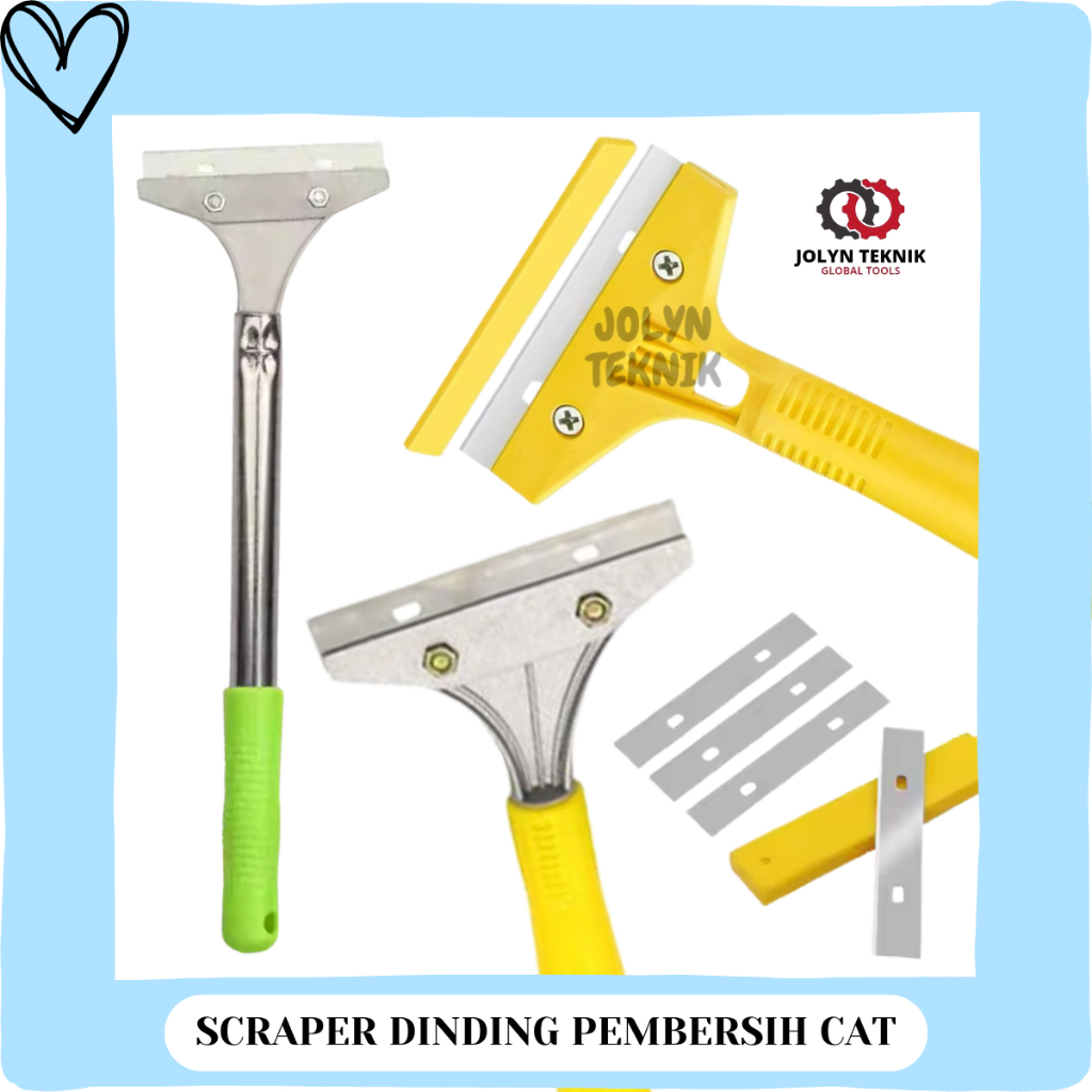 SCRAPER DINDING PEMBERSIH / PENGEROK CAT NUT KERAMIK