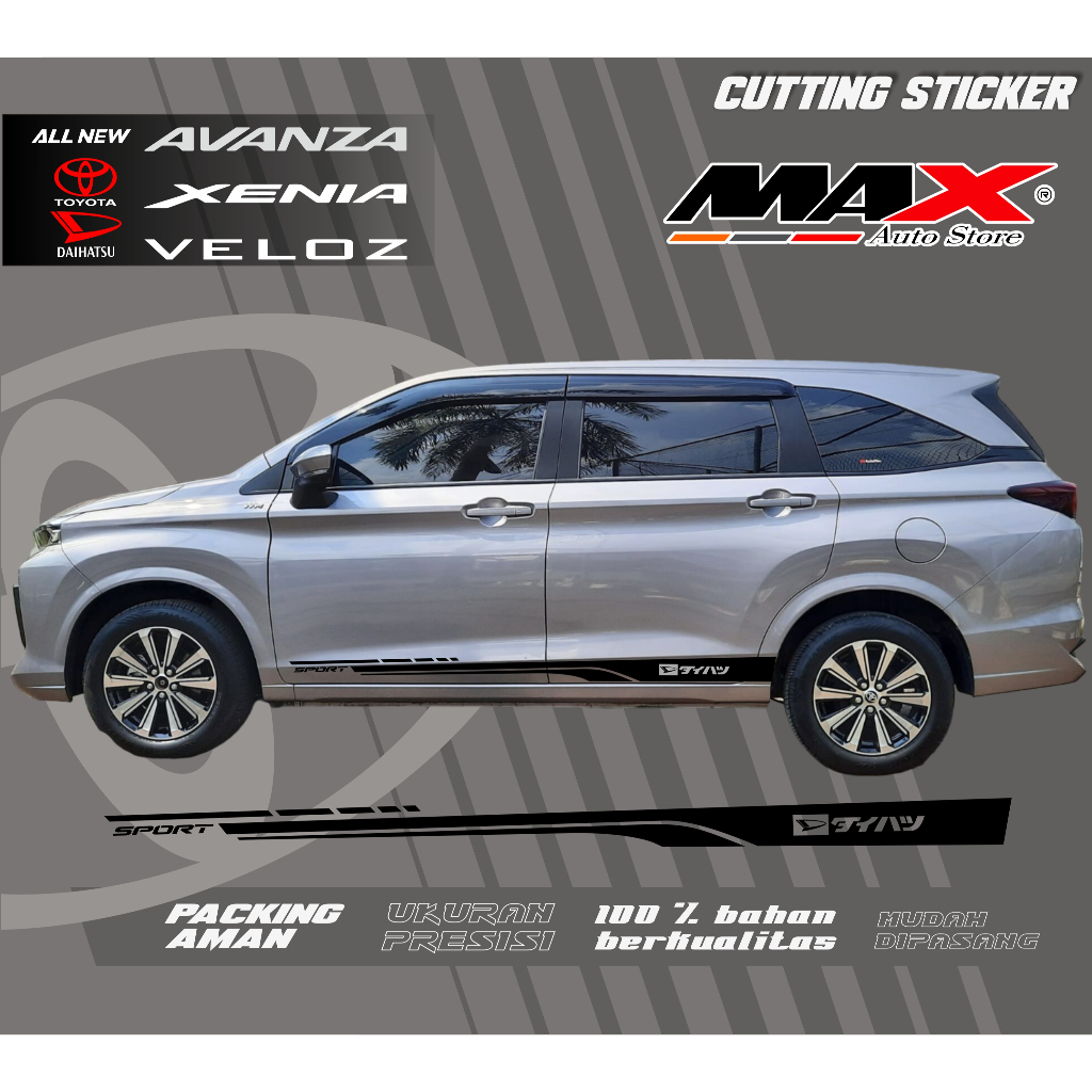 STICKER ALL NEW AVANZA 2022 2023 STICKER ALL NEW VELOZ 2022 2023