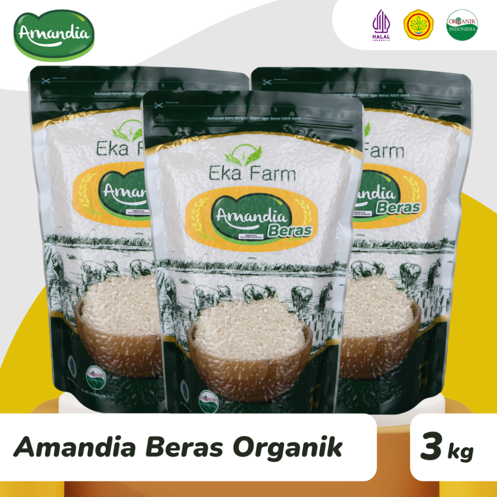 

Amandia Paket Bundling Beras Organik 3kg