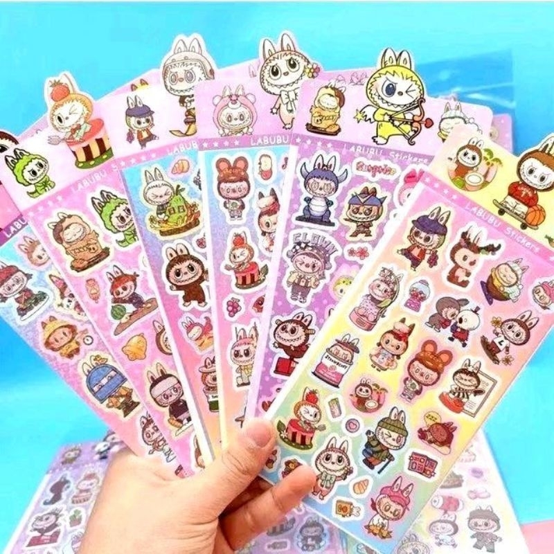 

J( J5 ) STIKER KARAKTER KARTUN HOLOGRAM GLITTER/ STICKER MOTIF LUCU