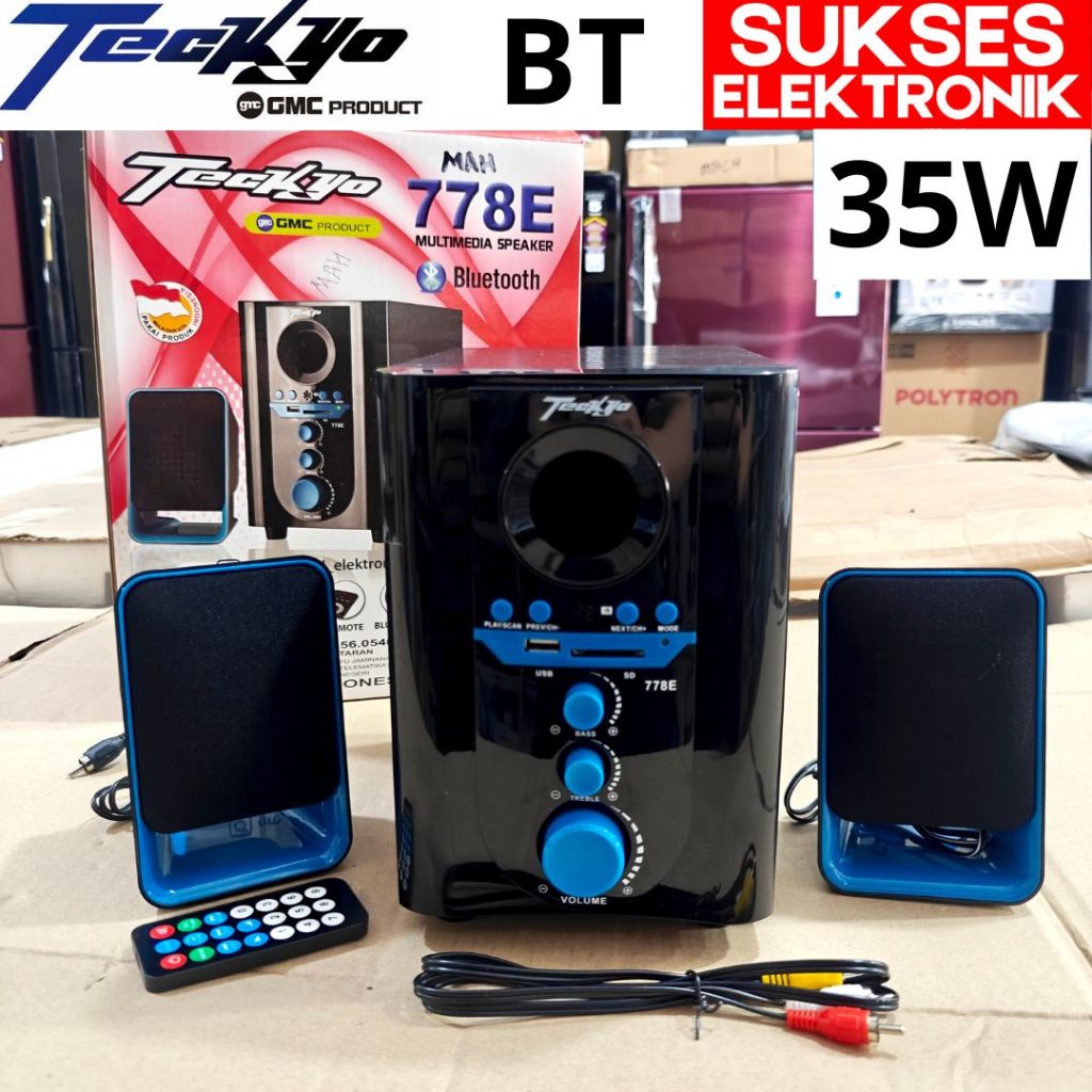 SPEAKER TEKYO 778E SALON AKTIF MULTIMEDIA BLUETOOTH 778 GMC