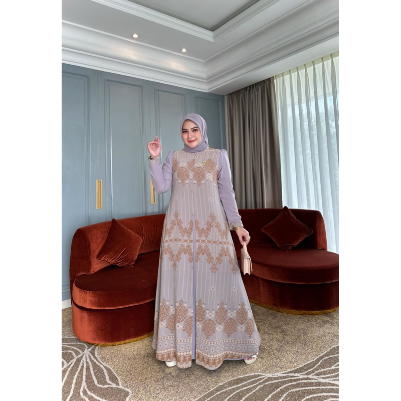 RANIAH DRESS SET HIJAB BY IRNA GALLERY