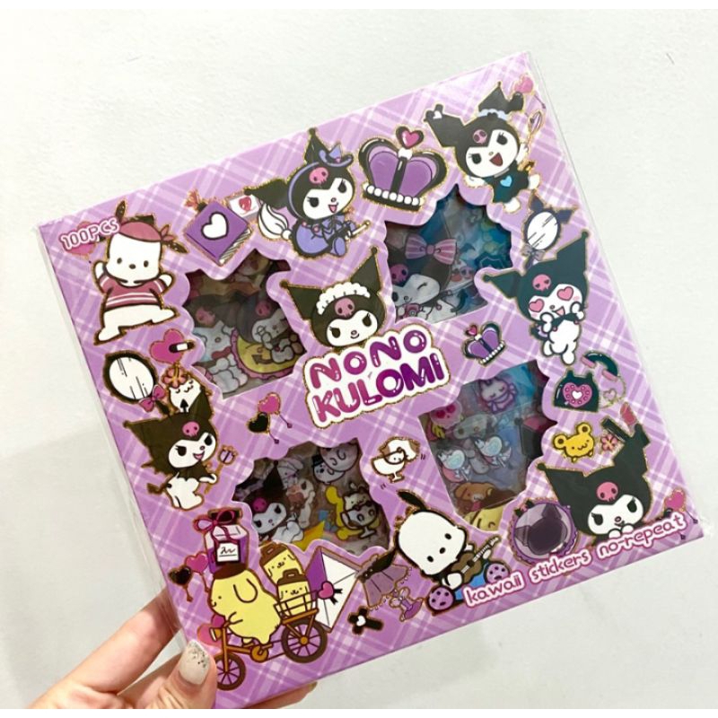 

J ( J12 ) STIKER NONO KARAKTER KARTUN ISI 100 LEMBAR / STICKER MOTIF LUCU / DEKORASI
