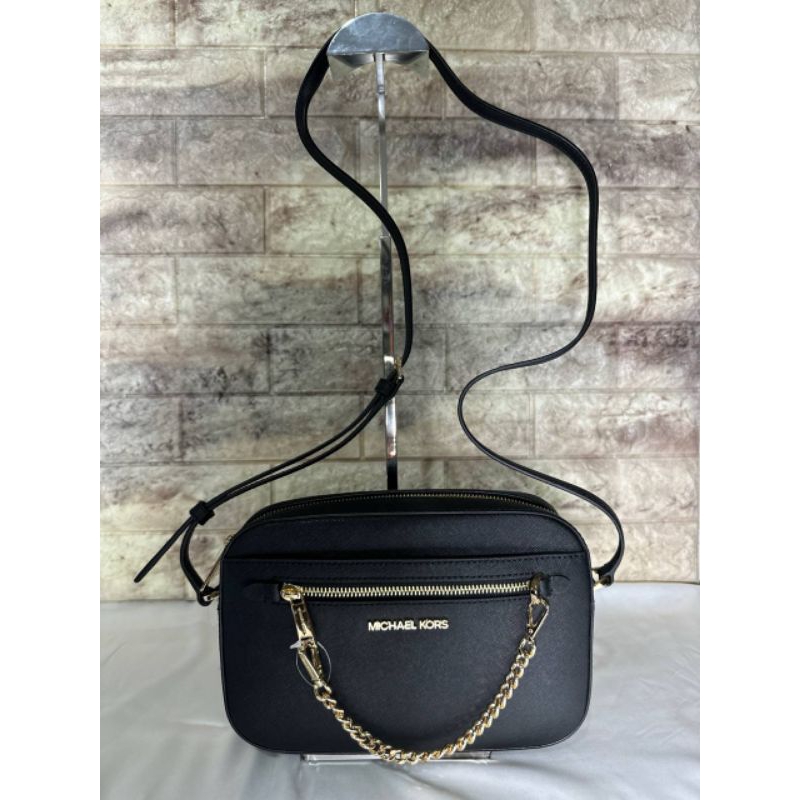 Tas Wanita MK LG EW Chain Crossbody Black