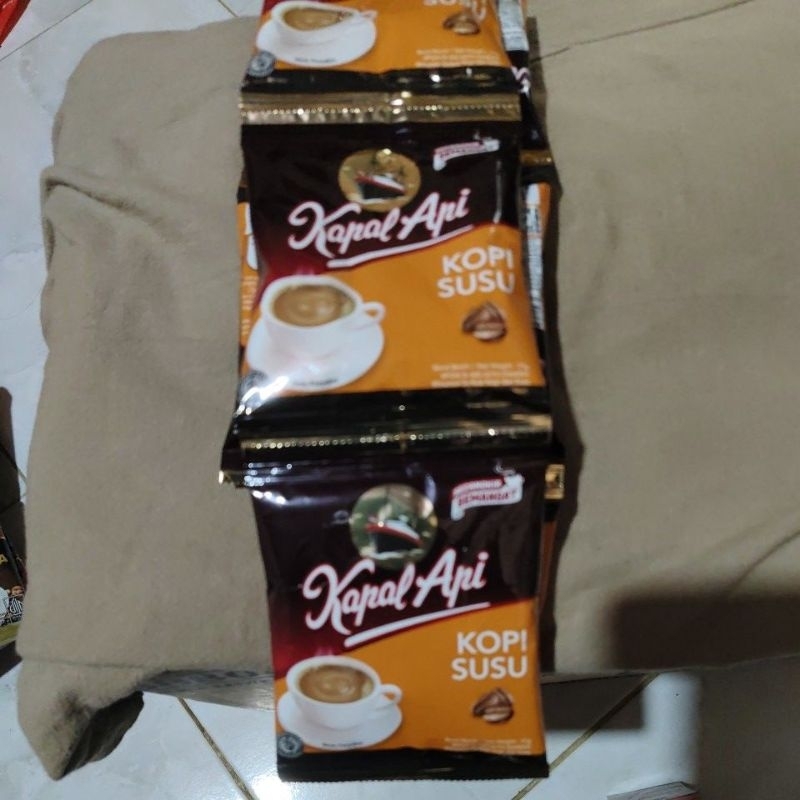 

kopi kapal api susu per 1 renceng