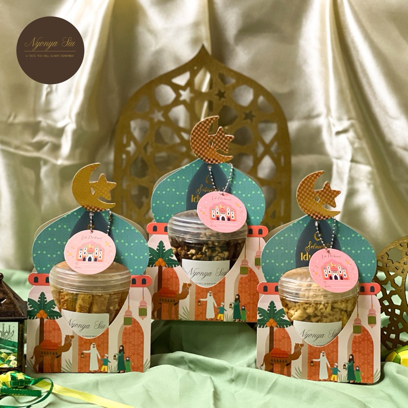 

hampers lebaran idul fitri Zahra - isi 1 jar cookies