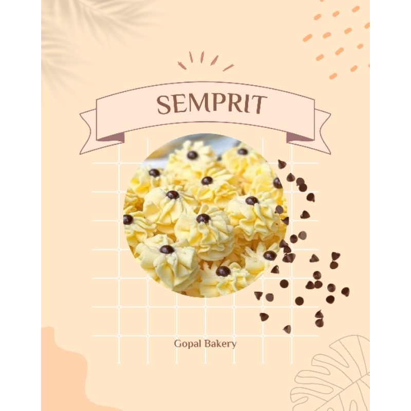 

kue semprit original kue lebaran premium toples 250g
