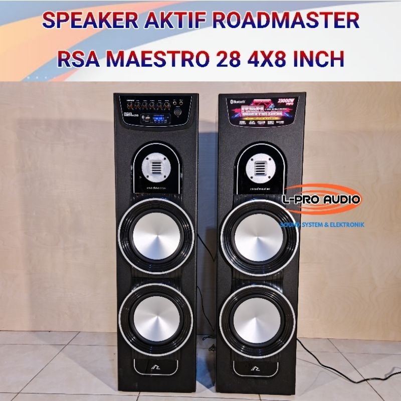 Speaker aktif ROADMASTER RSA MAESTRO 28 Bonus mic Shure SM58