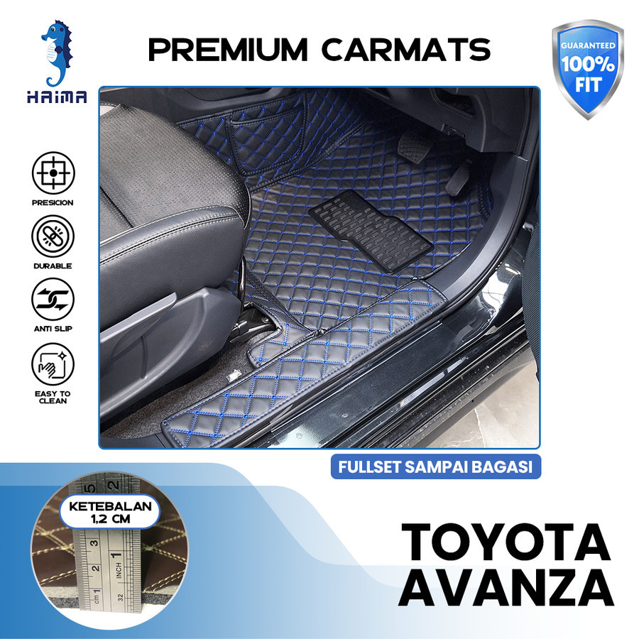 ORI HAIMA 100% Karpet Mobil Premium Toyota Avanza Veloz Xenia 2022-Now