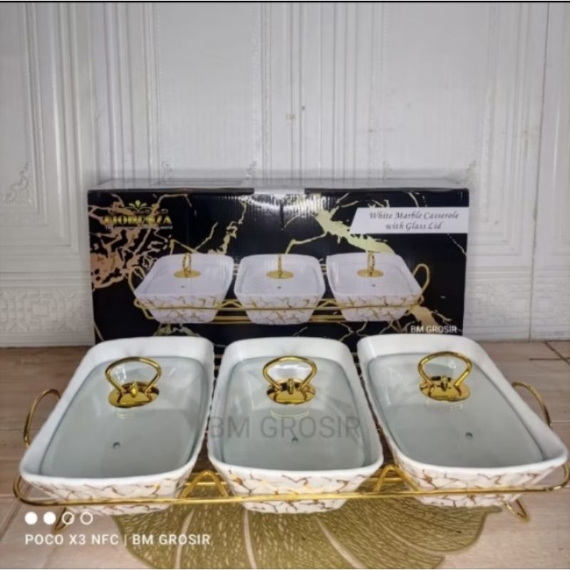 Prasmanan Triple Fiorenza Motif Marmer