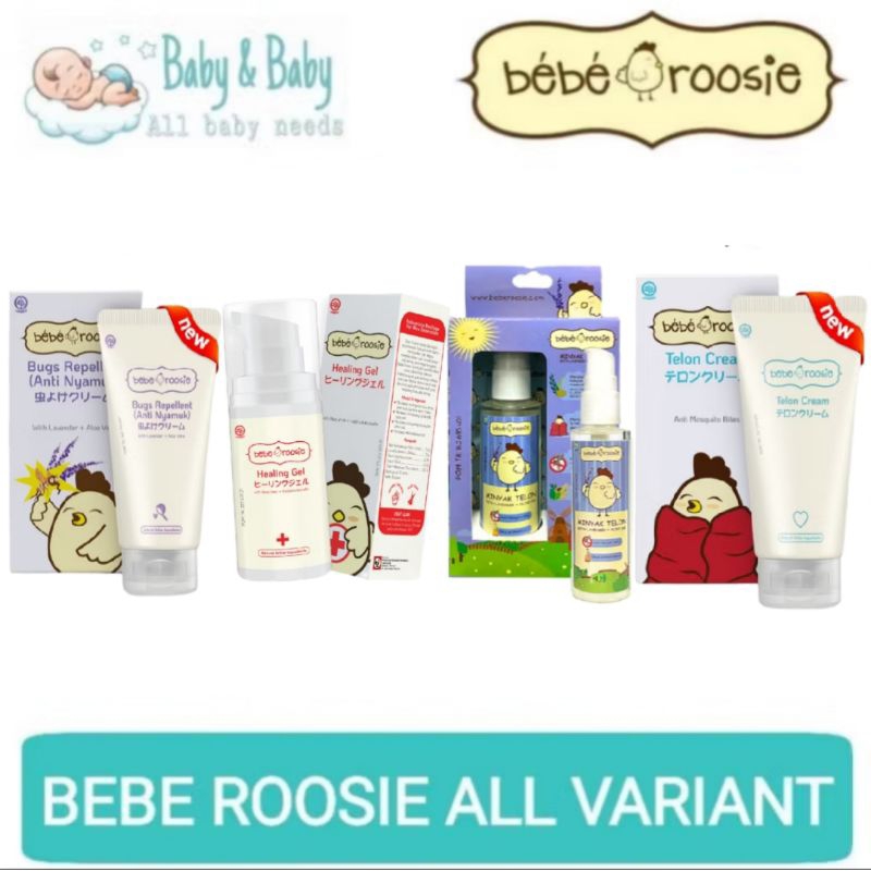 BEBE ROOSIE Bugs Repellent | BEBE ROOSIE Telon Cream | BEBE ROOSIE Minyak Telon Lavender Anti Nyamuk