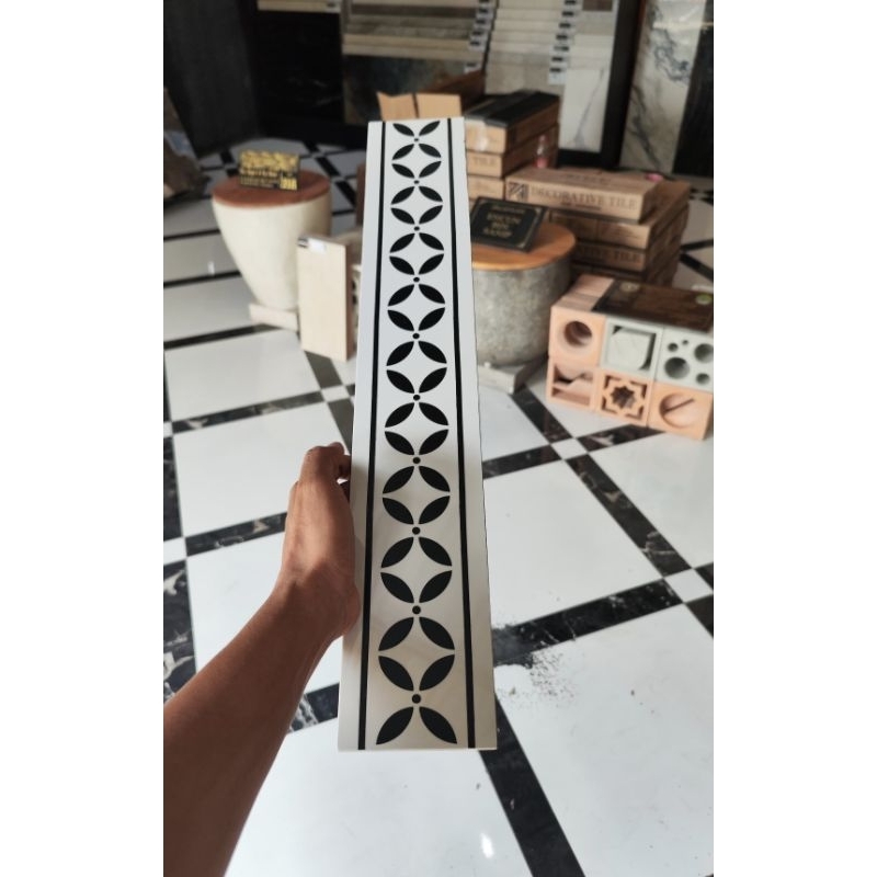 Granit List/Pline Grafir - Decorative - Pola 10x60