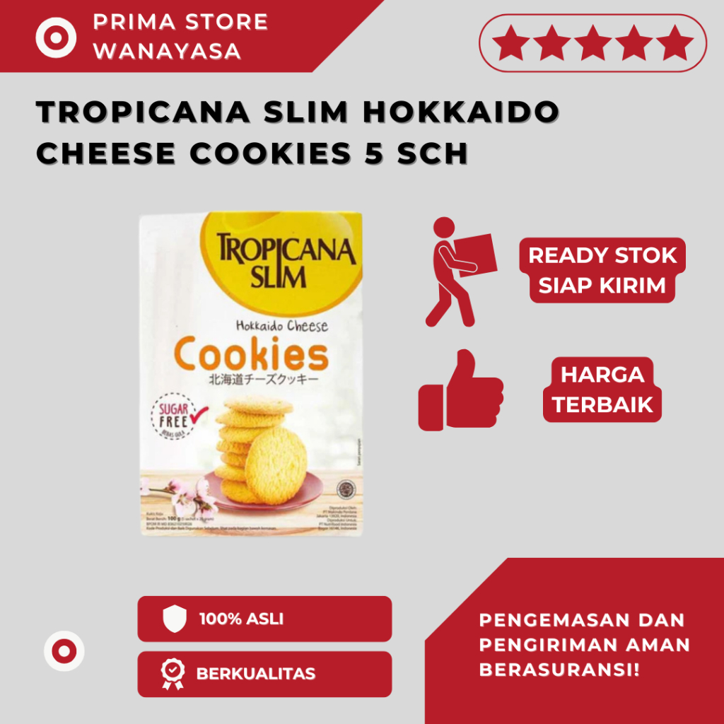 

Tropicana Slim Hokkaido Cheese Cookies 5sch