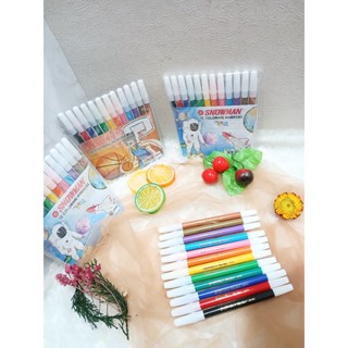 

SPIDOL WARNA SNOWAMAN 12 PCS-SPIDOL WARNA ISI 12