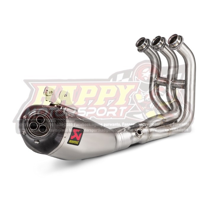 Knalpot Akrapovic Yamaha MT09 XSR900 Full System