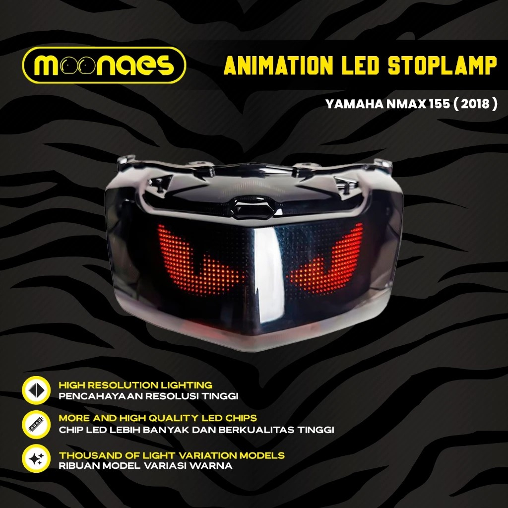 Stoplamp Nmax 155 2018 Stop Lampu Nmax 155 2018 Lampu Stop Animation Led Original Moonaes