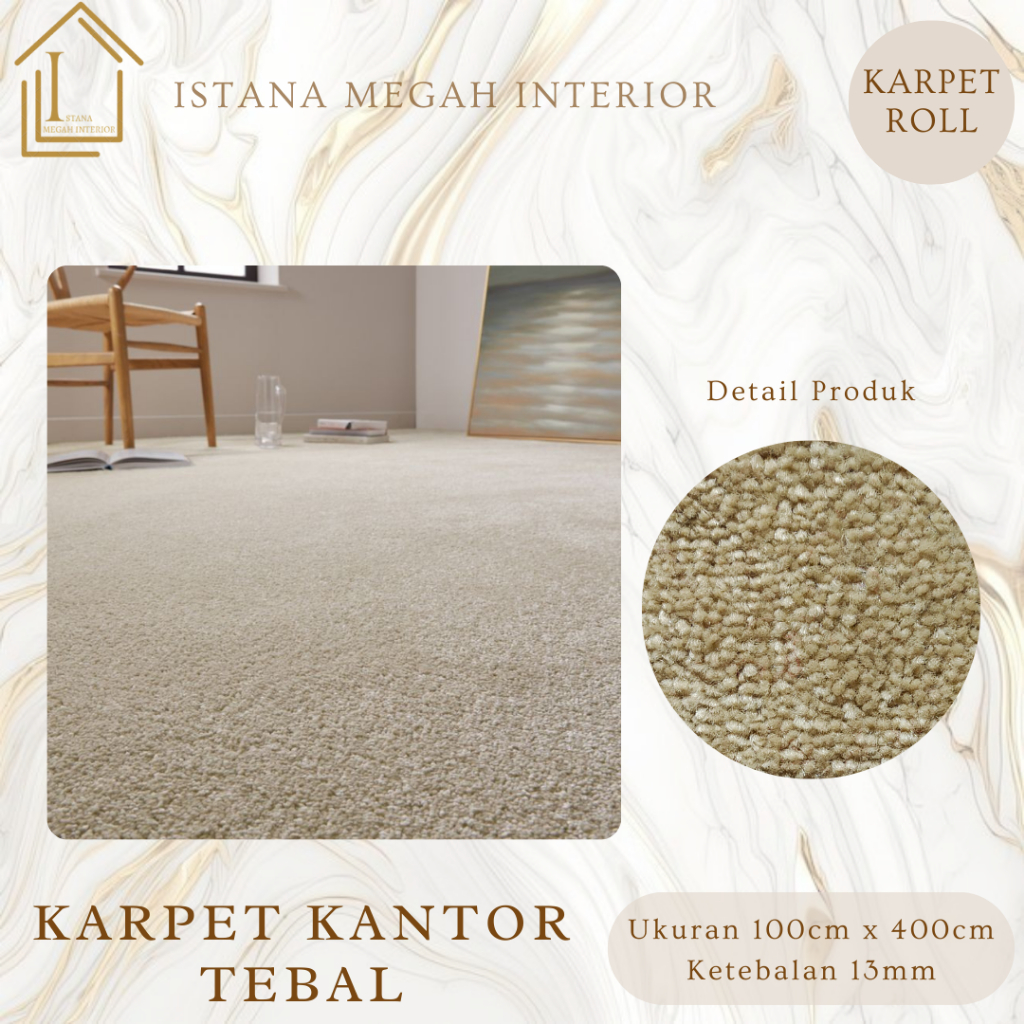 Karpet Kantor Tebal / Karpet Hotel Motif Polos