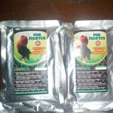 FOR FIGHTER LOVEBIRD 400GRAM PAKAN LOMBA LOVEBIRD