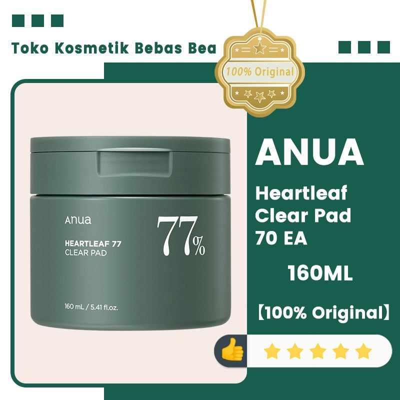 【100% Original】Anua, Anua Heartleaf Clear Pad,Anua Heartleaf Clear Pad 70 Ea