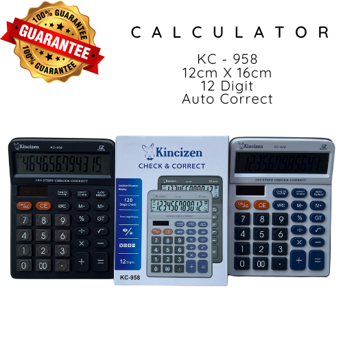 

Kalkulator Mesin Hitung Besar Kantor Dagang Sekolah 12 Digit 16cm X 12cm CT 958