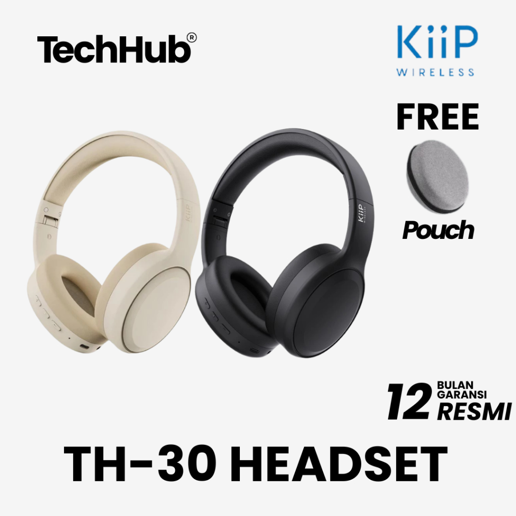 KiiP TH30 / TH30 Pro Wireless Bluetooth Headphone Headset Lifestyle