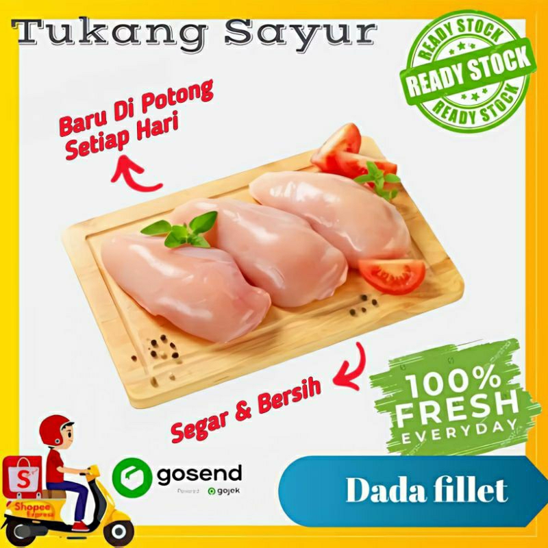 

Ayam Dada fillet Segar Fresh- Ayam kirim Instan Palembang